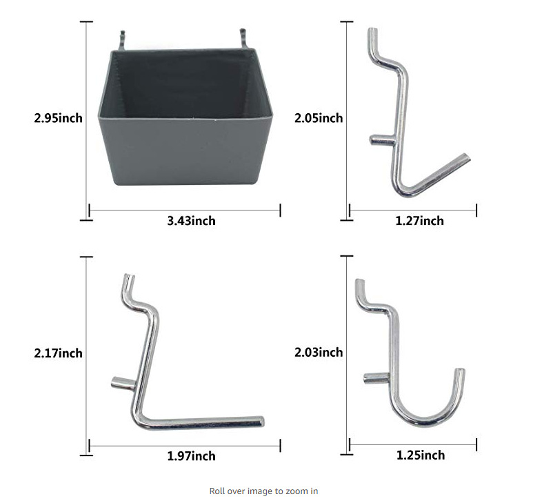 Large quantity of metal hardware Hook 55pc hook Amazon hook shelf hook Hook hardware tools wholesale