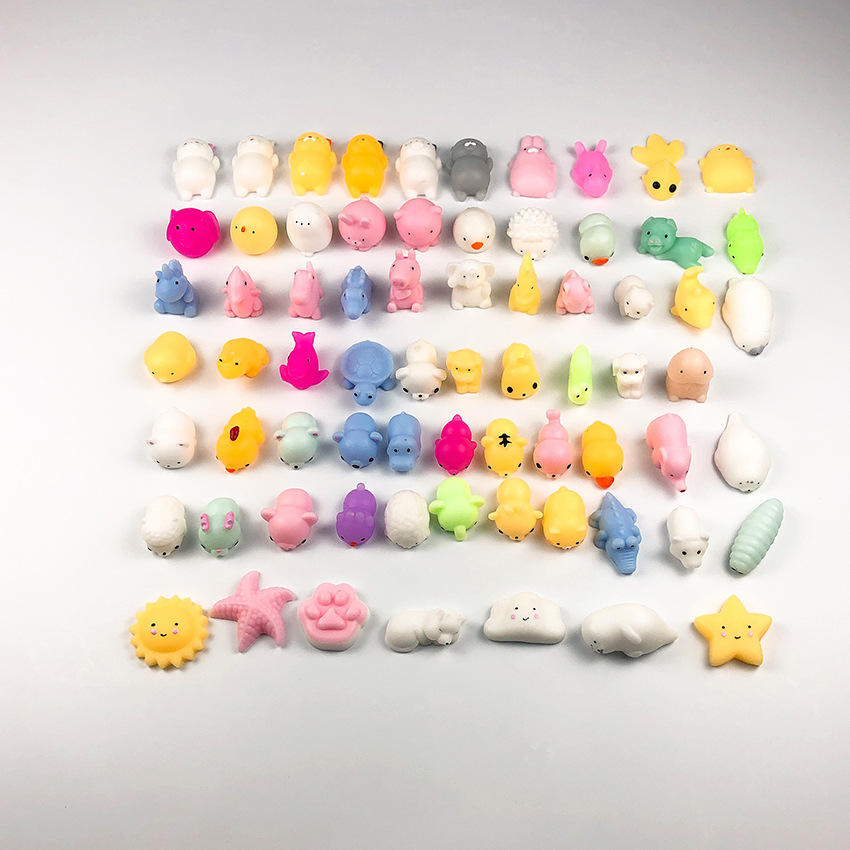 Factory Sales Creative Decompression Toy Animal Cute Pet Cat Dinosaur Small Dumplings Whole People Vent Decompression and Pinch Music