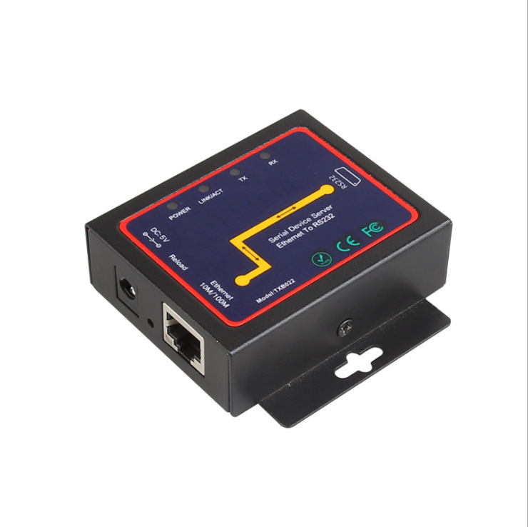 TXIC RS232 serial port server RS232 to Ethernet port TCP/IP networking communication equipment belt management