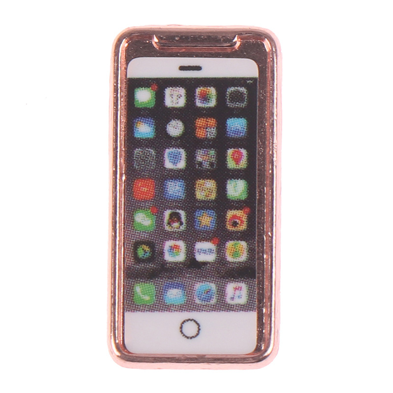 1:12 doll house decoration DIY cabin decoration mobile phone model phone decoration metal BJD phone mobile phone accessories