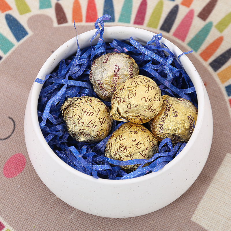 100 grams of glitter raffia silk new glitter high-end gift candy box color shredded paper silk filler