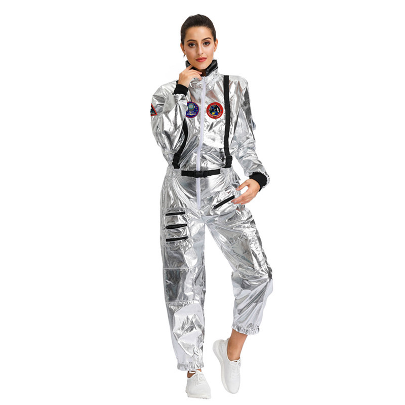 Halloween Couple Wandering Earth Same-style Space Costume Men's Women's Astronaut Parent-child Stage Costume