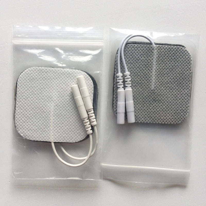 Massage equipment accessories 4 * 4cm white non-woven electrode patch physiotherapy massage patch can be processed as required