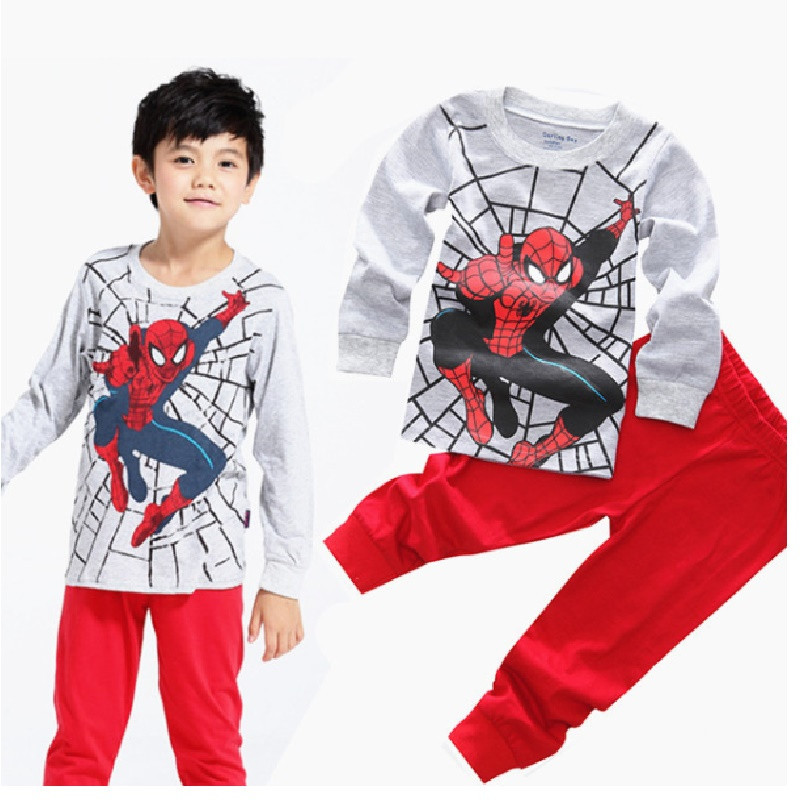 New Children's Wear Boy Baby All Kinds of Cartoon Style Underwear Home Clothes Set Children's Pajamas Y1