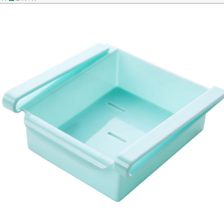 Summer refrigerator fresh-keeping partition layer multi-use finishing storage rack Twitch type classified storage rack