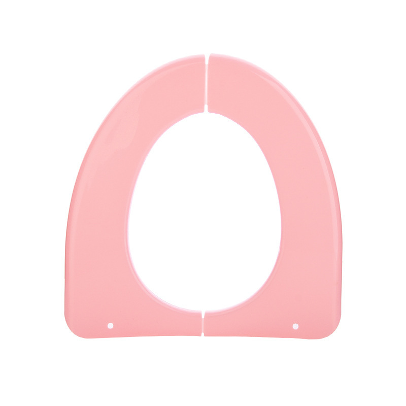 Adult toilet mat PP plastic foldable portable shared room sanitary washing toilet cover public toilet