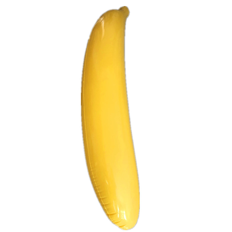 Inflatable banana factory direct bar Atmosphere nightclub props pvc1.8 m inflatable banana toy spot
