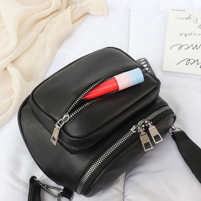2021 New Korean-style Waterproof Wear-resistant All-match Fashionable Casual Outdoor Travel One-shoulder Crossbody Women's Waist Bag