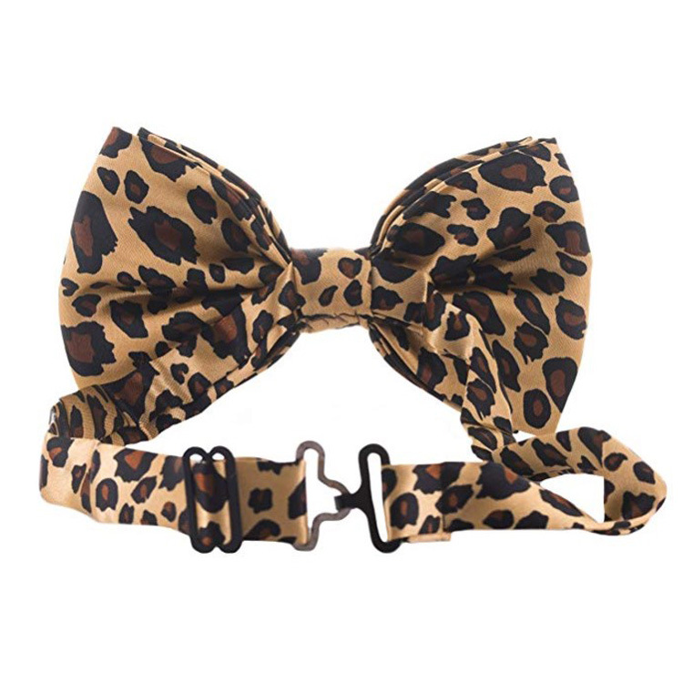5 Color Adult Leopard Bow Tie 2021 New Men's Printed Bow Tie Cross-border Supply Casual Bow Wholesale