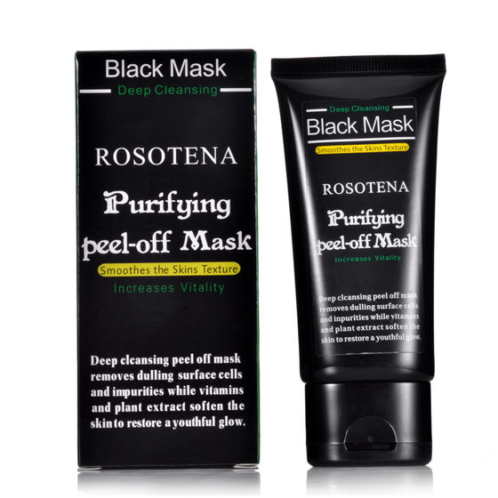 Blackhead-removing facial mask cream tear-off nasal patch to tighten pores acne T-zone care black mask 50ml