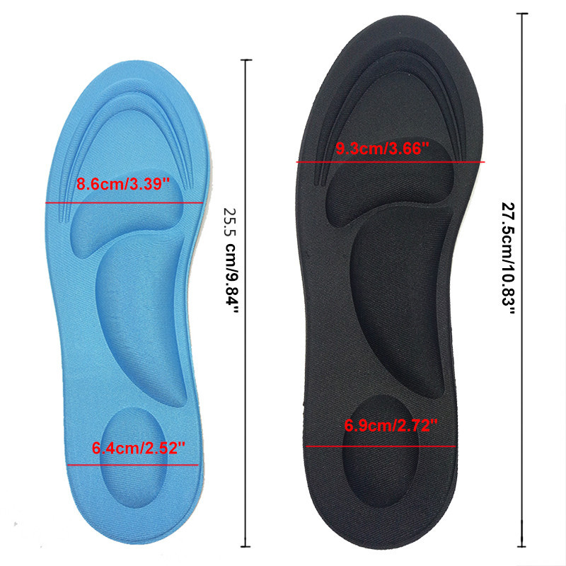 4D sponge three-dimensional arch massage decompression exercise comfortable insole Taobao explosions can cut sponge insole-poor