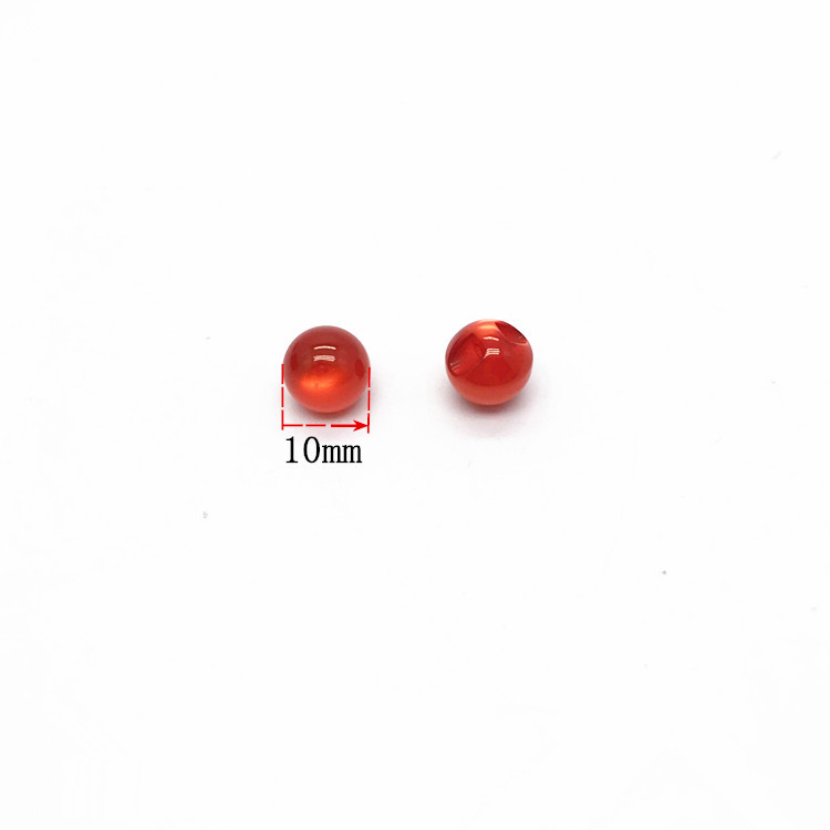 Buckle Button Cheongsam Tang Suit Hanfu Vintage Pearlescent Button Head Partial Hole Resin Imitation Jade Loose Bead Round Bead Button