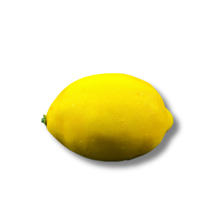 Factory direct simulation lemon fake yellow lemon fruit model foam Styrofoam material photography props decoration