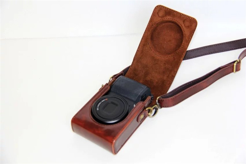 For Ricoh GR3 GRIII grii camera leather case GR2 digital camera bag shoulder protective case