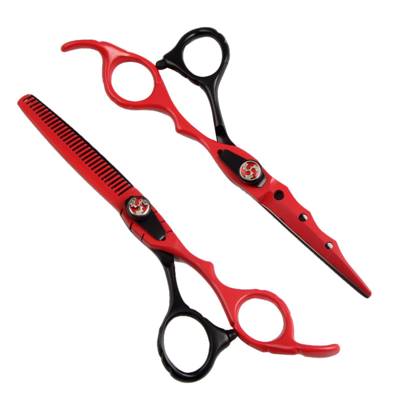 Scissors Barber scissors straight cut teeth scissors broken hair thinning hairdressing tools postage logo made of manufacturers supply