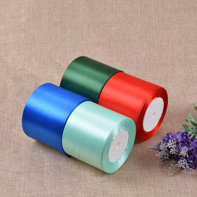 Factory Direct 8cm wide ribbon ribbon ribbon wedding ceiling decoration background ribbon ribbon ribbon wholesale