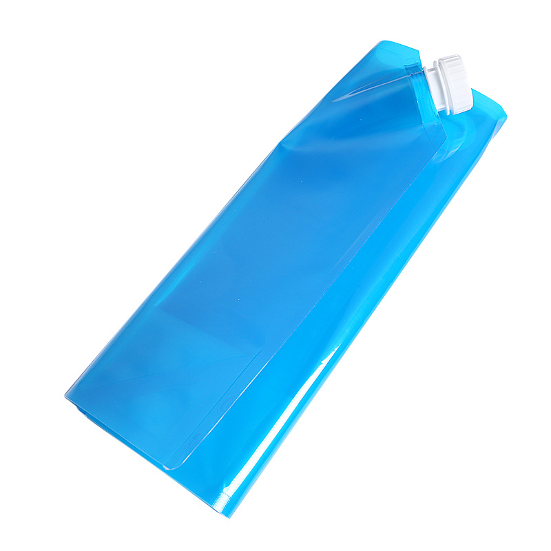 Self-driving camping travel portable water bag PE food grade 5 liters 10 liters folding outdoor emergency water storage bag cross-border