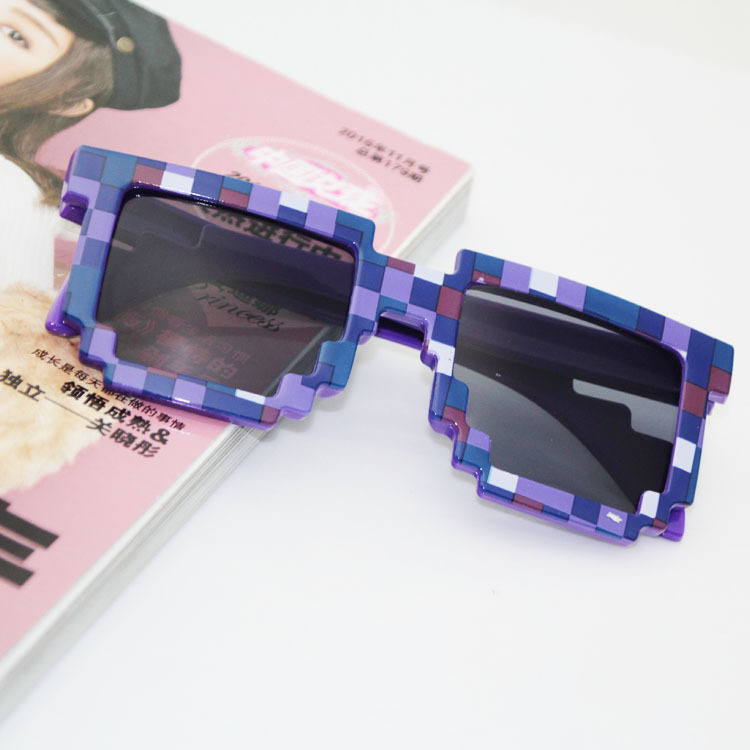 New mosaic adult sunglasses fashion brand vintage plaid sunglasses personalized fashion trend glasses wholesale