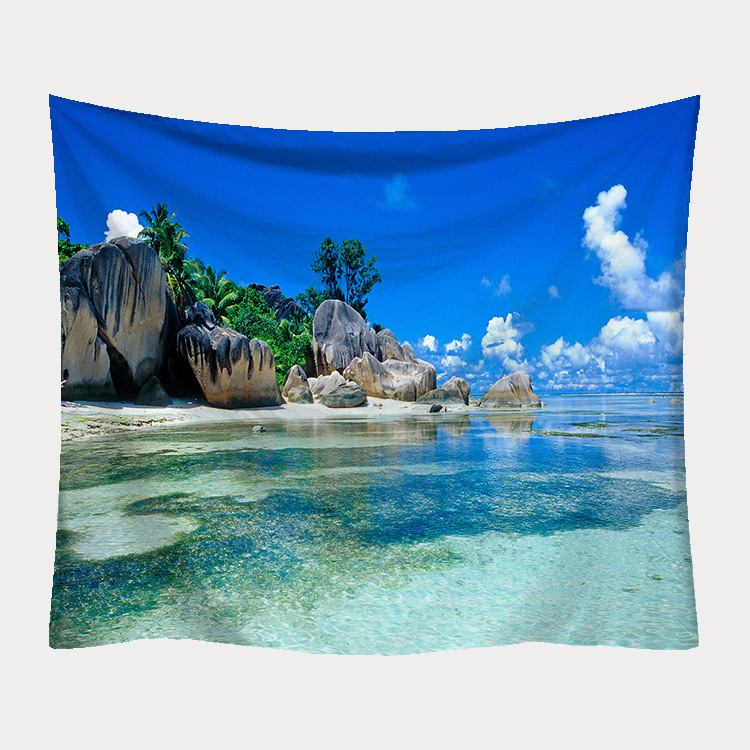 Nordic ins Explosive Tape Decorative Tapestry Tapestry Beach Towel Tapestry Beach Printed Blanket to Customize