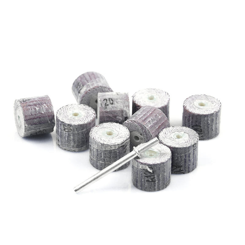 Live handle Louver grinding head sandpaper gauze grinding head polishing impeller impeller 10 A Rod woodworking grinding paper
