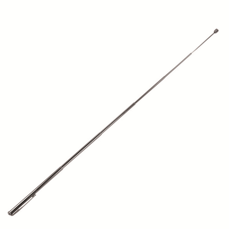 1.5 pounds retractable magnetic pickup 12.5-65cm stainless steel plating with pen clip strong magnetic pen hanging