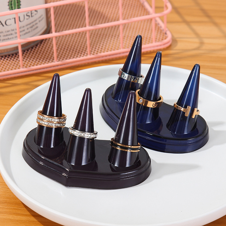 Ring rack plastic ring display stand jewelry shop ring wrench finger display rack diamond ring display stand