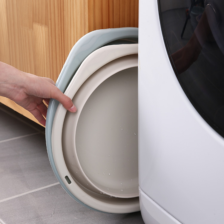 Source manufacturers creative foldable washbasin outdoor travel portable folding basin convenient space-saving folding Basin