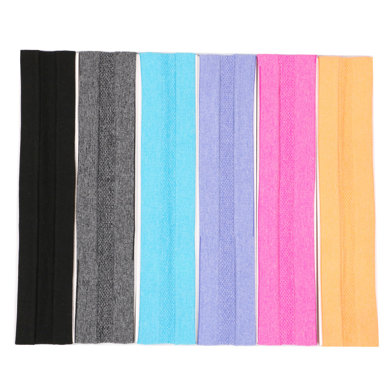 Amazon Sports Hair Band Running Sports Headband Yoga Tennis Sports Headband Non-slip Anti-sweat Headband Fixed Print