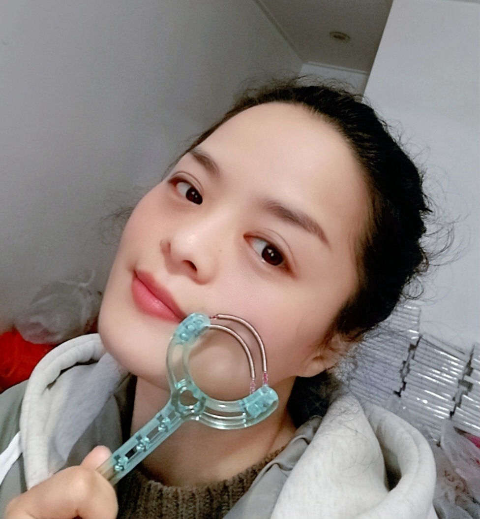 Double Spring face hair remover bag hair remover two-shot hair remover face grinder face remover hair remover