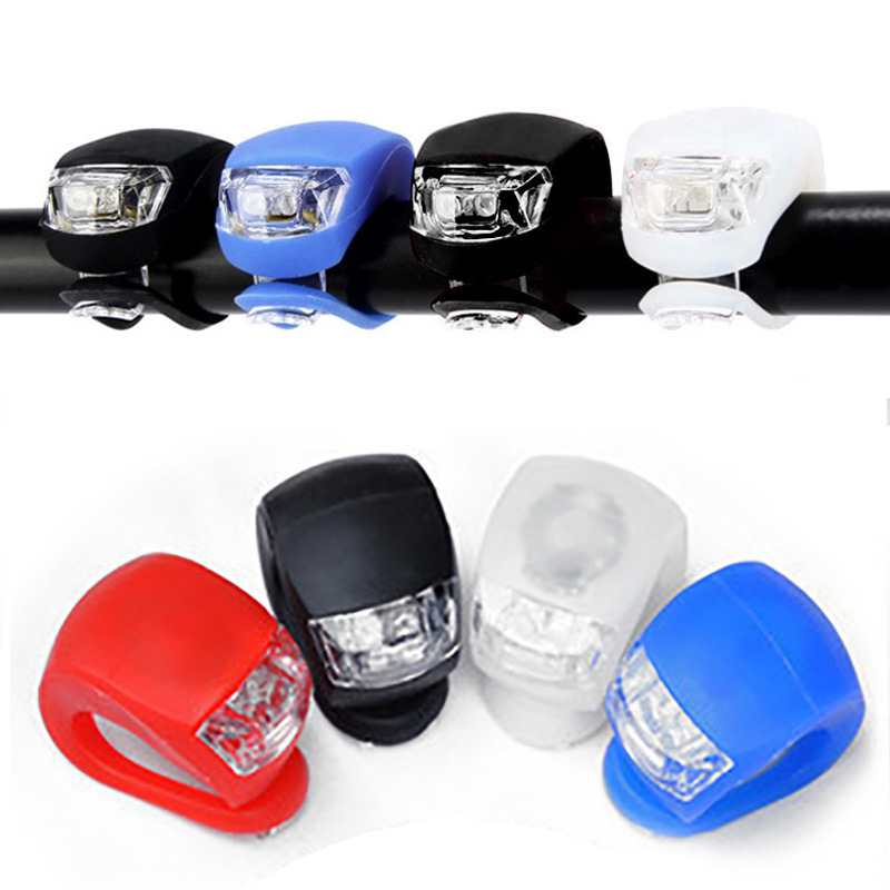Bicycle five-generation silicone frog lamp beetle lamp waterproof night riding warning tail light mountain bike equipment accessories