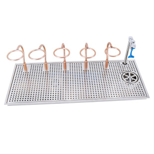 Coffee shop hand-brewed coffee console commercial milk tea shop cleaner water purification push Cup faucet cup holder
