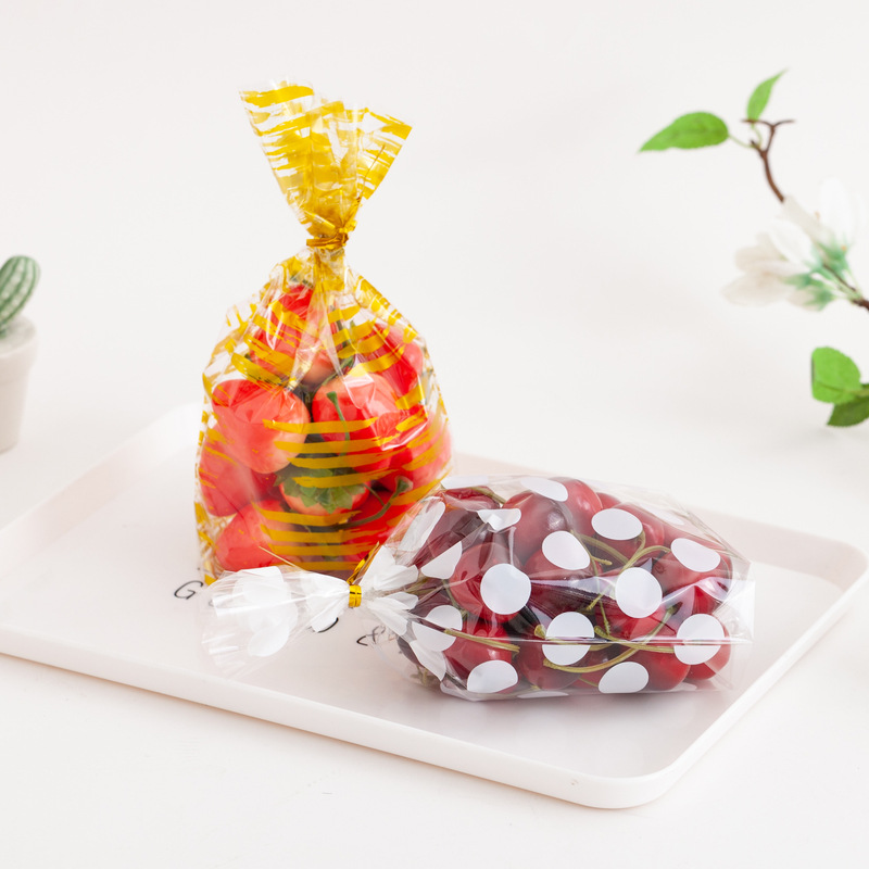 10cm gold and silver multi-color cable ties cross-border supply of 50 pieces/bundle of baking bags, strips of food bags