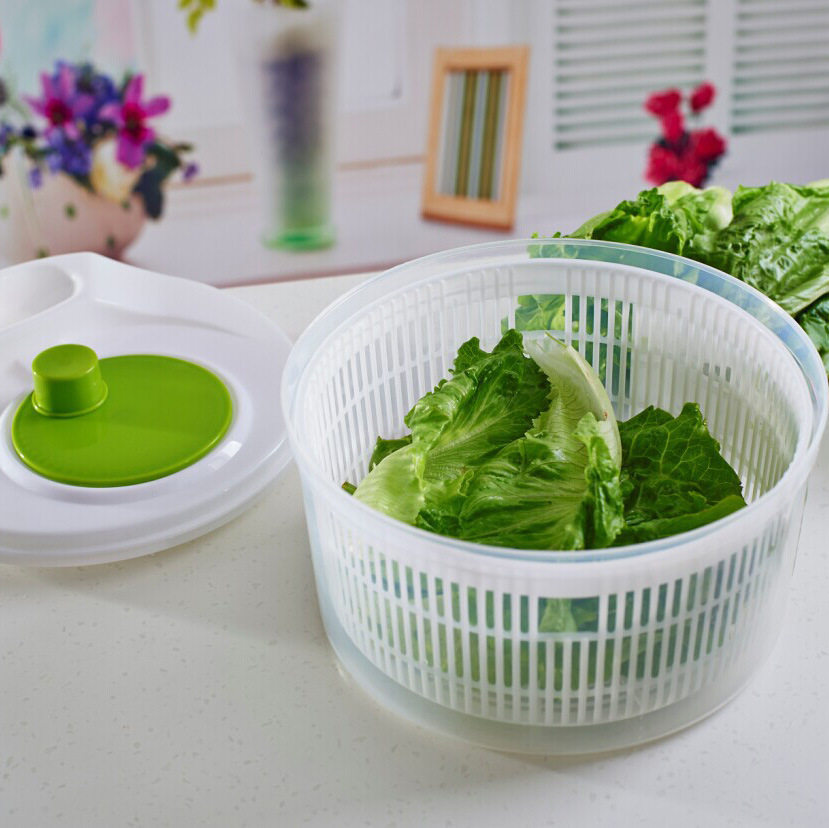 Plastic manual vegetable dryer household kitchen fruit dehydrator multifunctional salad vegetable spatula