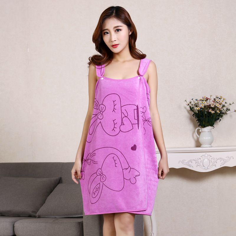 Factory printing changeable bath skirt magic wearable sling bath towel anti-light beauty salon sweat steaming summer bath towel wholesale