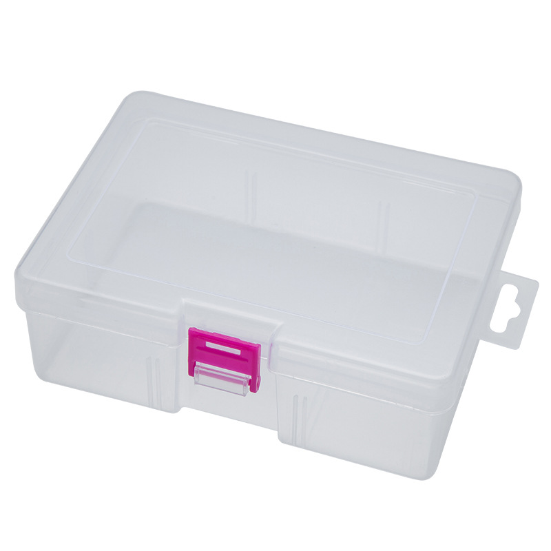 Transparent plastic box pp empty box storage box transparent hardware storage box jewelry parts box fishing gear jewelry finishing box