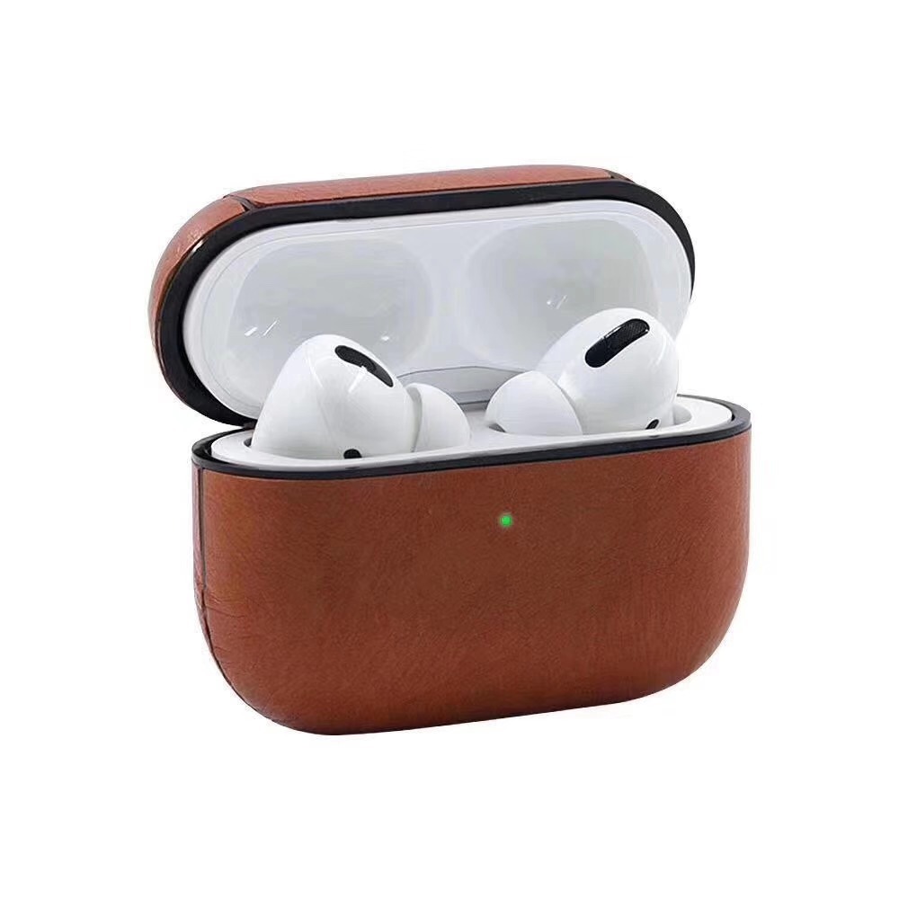 Suitable for Apple Airpods Pro2 Generation Bluetooth Headphone Case Leather Pattern Foil AirPods 3 Soft