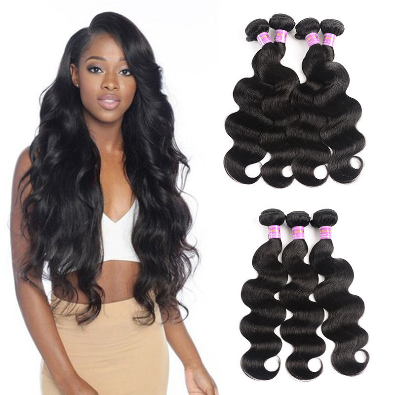 Real hair curtain real brazilian hair human hair body wave 50G Wholesale