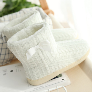 Amazon exports winter women's home Boots bag with home boots thick bottom non-slip cotton slippers women's a generation of hair