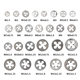 Right-handed die M2-M52 Metric round die High-speed steel die