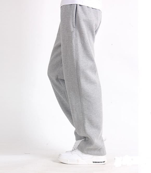 Spring and Autumn Casual Sports Pants Men's Loose Straight Pants Middle-aged Sweatpants Large Size Pants Spring Knitted Pants Men's Pants