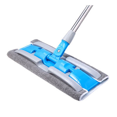 Flat Mop Hand-free Household Lazy Wood Floor Mop Cloth Mop Clean Artifact Flat Mop Large Mop