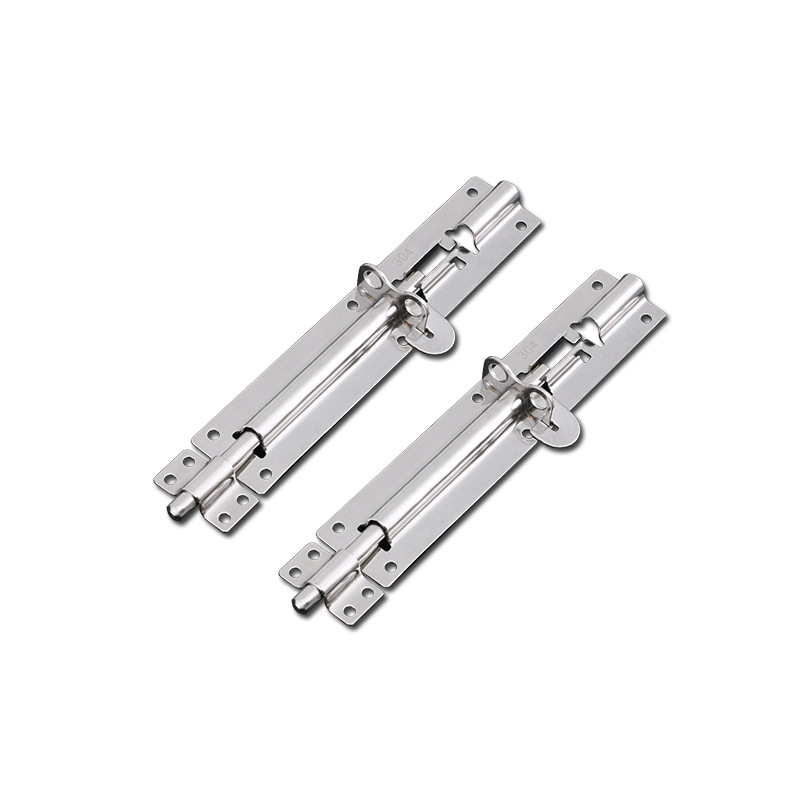 8 inch 5 inch 4 inch stainless steel bolt lockable thickened and lengthened open door bolt anti-theft widened door cow wholesale