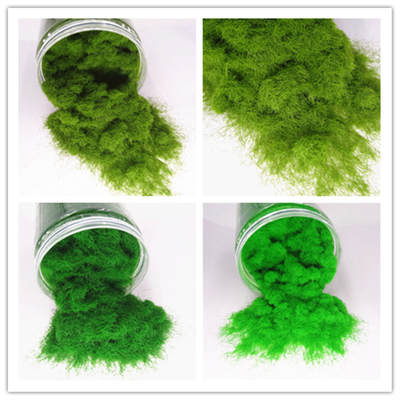 Artificial Moss handmade DIY building model grass powder sand table fake grass artificial turf nylon grass powder fake Moss