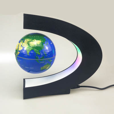 Magnetic levitation globe rotating luminous European office desktop living room ornaments easy creative business gifts