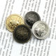 Button Button exclusive sale bronze gold silver metal copper buckle coat sweater buckle windbreaker coat buckle