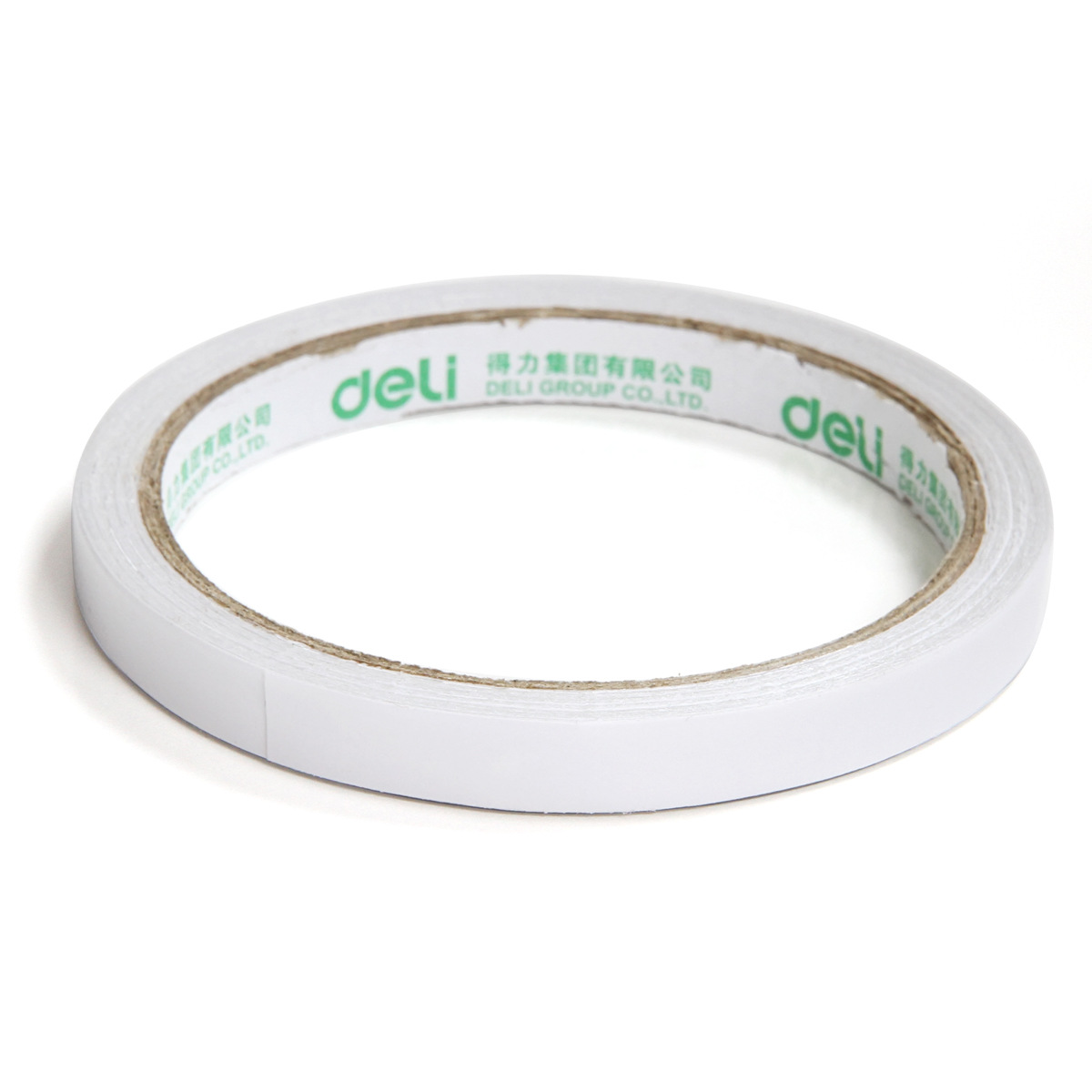 Deli 30400 two-sided cotton paper double-sided tape wholesale sticky strong fixed thin stationery office supplies 9mm * 10y