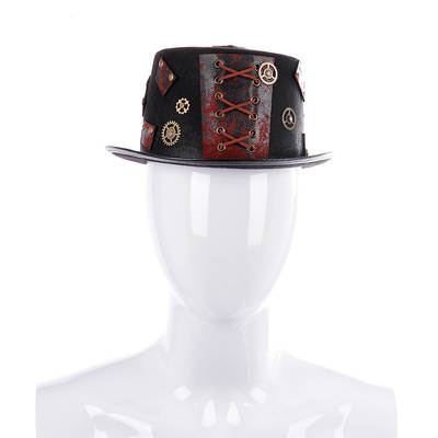 Foreign Trade Halloween Music Festival Carnival Day Props cos Heavy Metal Top Hat Retro Gothic Steampunk Hat