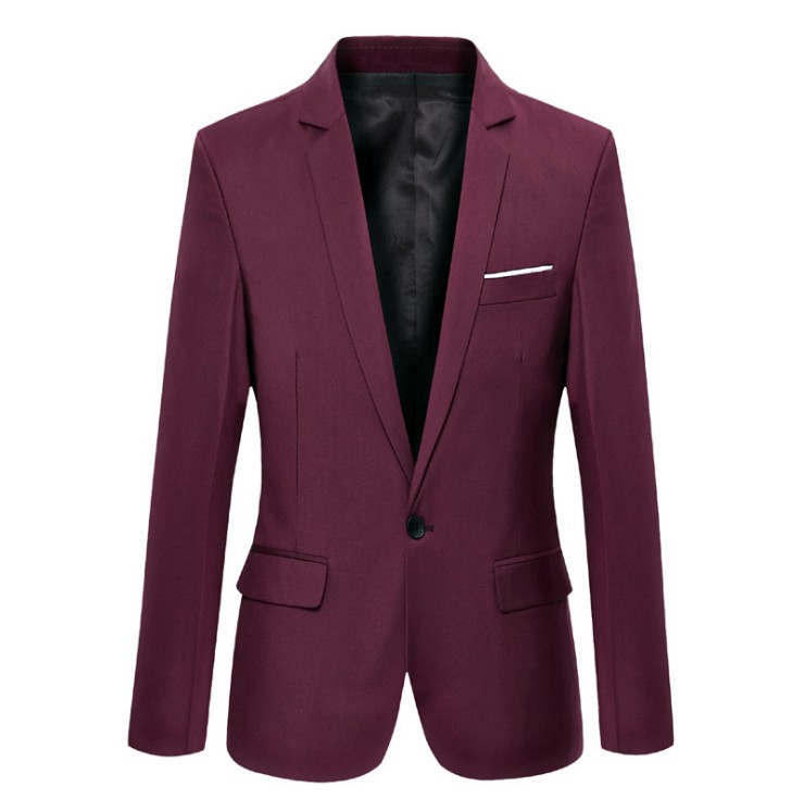 Autumn New 2019 Men's Casual Suit Slim-fit Small Suit Jacket Korean Fashionable Men's Convenience Western Top