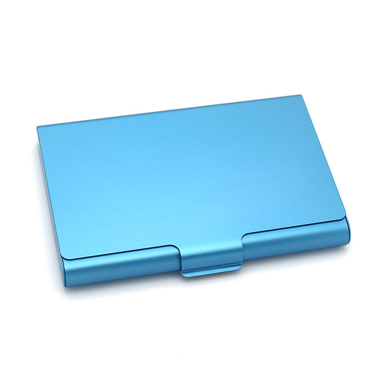 Spot thick aluminum alloy business card case credit card box bank card box can be laser screen printing LOGO business card holder