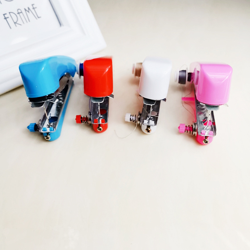 Manual Sewing Machine Portable Small Pocket Sewing Machine Mini Household Sewing Machine Send Electronic Recording